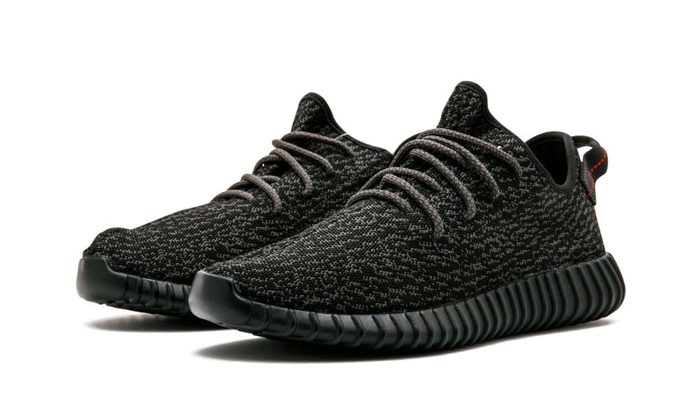 Yeezy best sale black sole