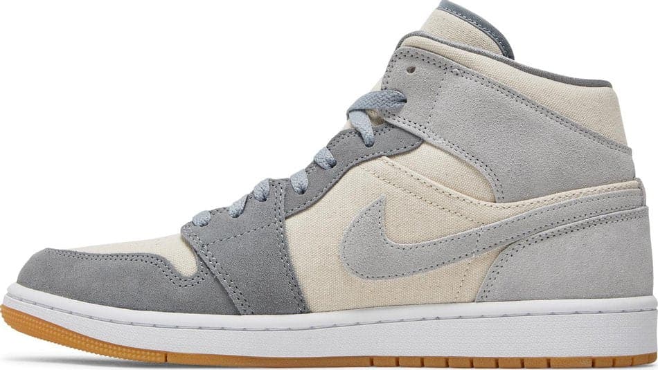 Nike Air Jordan 1 Mid SE Coconut Milk Particle Grey Men's