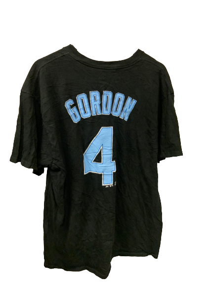Vintage MLB Kansas City Royals Gordon 4 Black T-Shirt X-Large