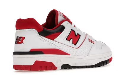 New balance best sale white red