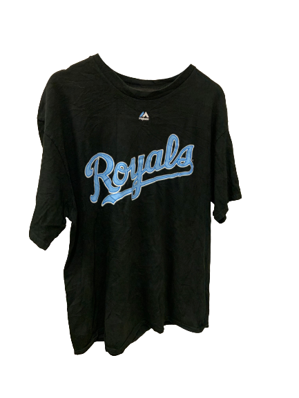 Vintage MLB Kansas City Royals Gordon 4 Black T-Shirt X-Large