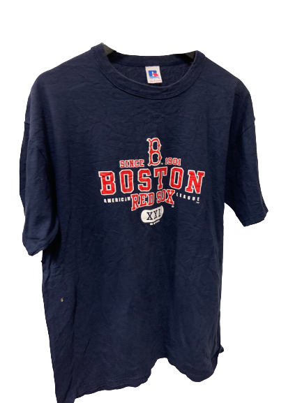 Vintage MLB Boston Red Sox Navy T-Shirt Large
