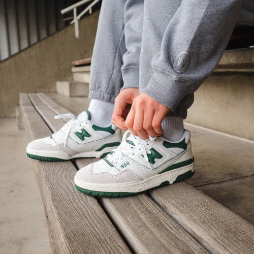 New Balance 550 White Green Men's Afterpay It Now 100