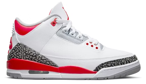Jordan retro 3 fire red Clearance