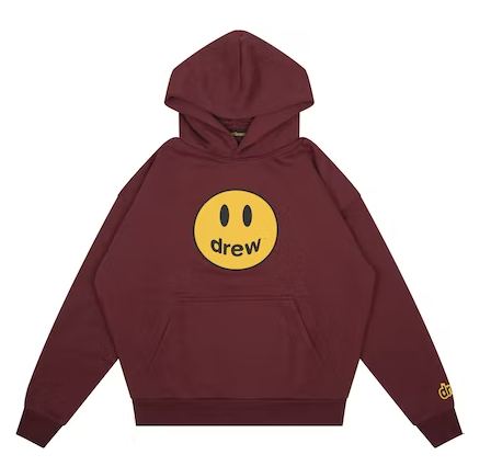Drew House Mascot Hoodie (FW22) Burgundy - Main Image