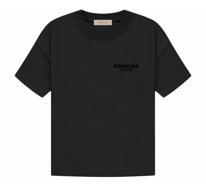 FEAR OF GOD ESSENTIALS T SHIRT BLACK SS22