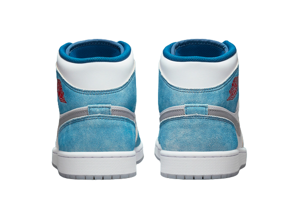Air Jordan 1 Mid ‘Hyper Royal’ 11Women or 9.5Men Nike Air Jordan 1 Mid White Blue Red Men main image 3